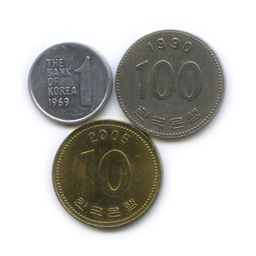 Ценные монеты Южной Кореи