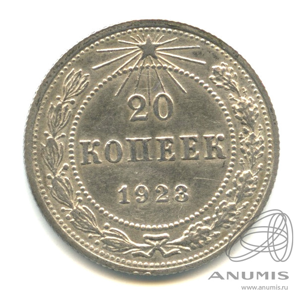 20 копеек 1923 — В капсуле