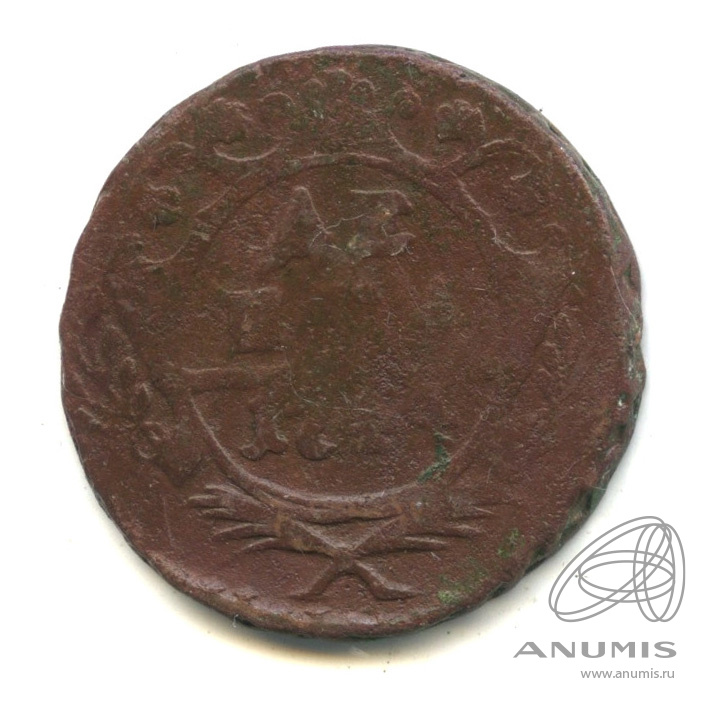 Деньга (½ копейки) 1744 — (½ копейки) - Орел г (Орел 1744 г.)
