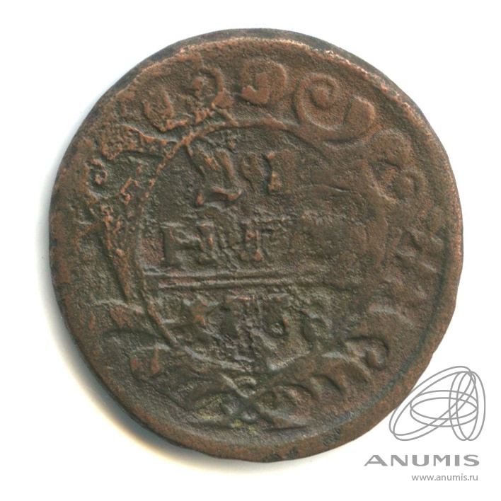 Деньга (½ копейки) 1738 — (½ копейки) - Орел г (Орел 1738 г.)