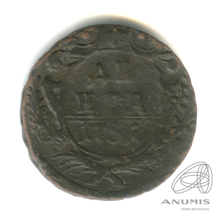 Деньга (½ копейки) 1751 — (½ копейки) - Орел 1748 г (Орел 1748 г.)