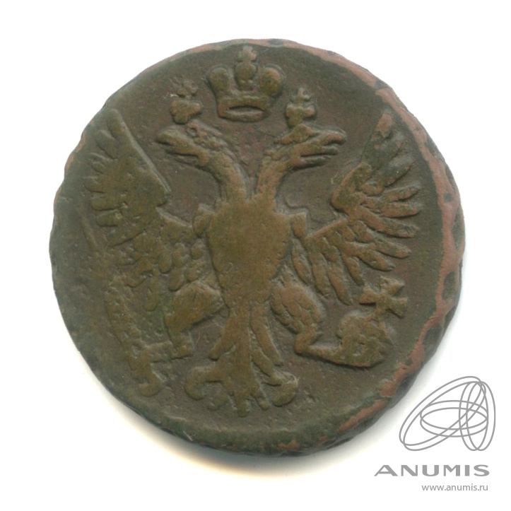 Деньга (½ копейки) 1751 — (½ копейки) - Орел 1748 г (Орел 1748 г.)