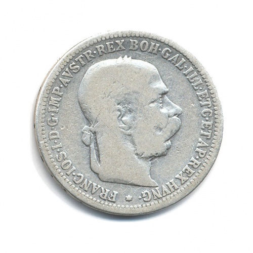 1 крона Австровенгрия 1893