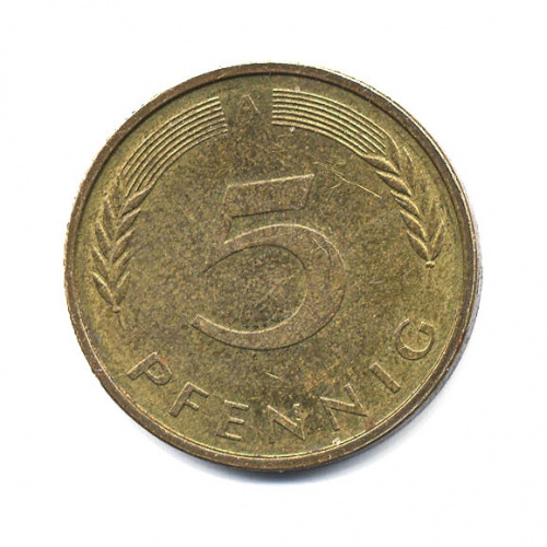 5 пфеннигов 1995 А
