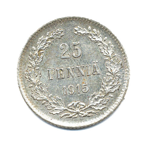 25 пенни 1915 S — Для Финляндии
