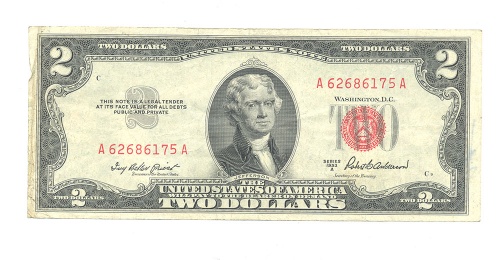 2 доллара США 1953