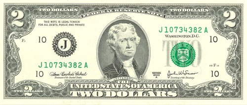 2 доллара США 2003
