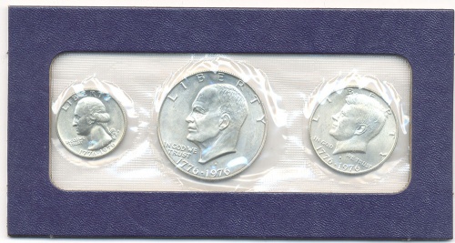 Набор монет. США 1976