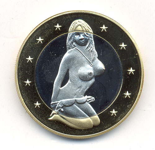 Жетон. Sex euros