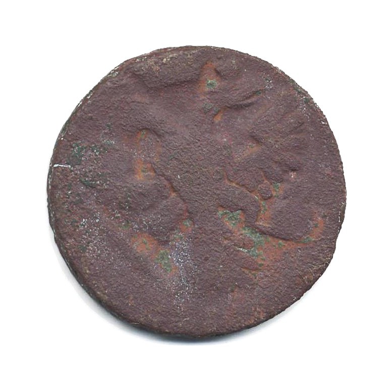 Деньга 1743 — Орел 1738 г.