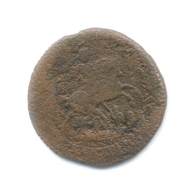 Полушка (¼ копейки) 1757 — Вензель императрицы Елизаветы