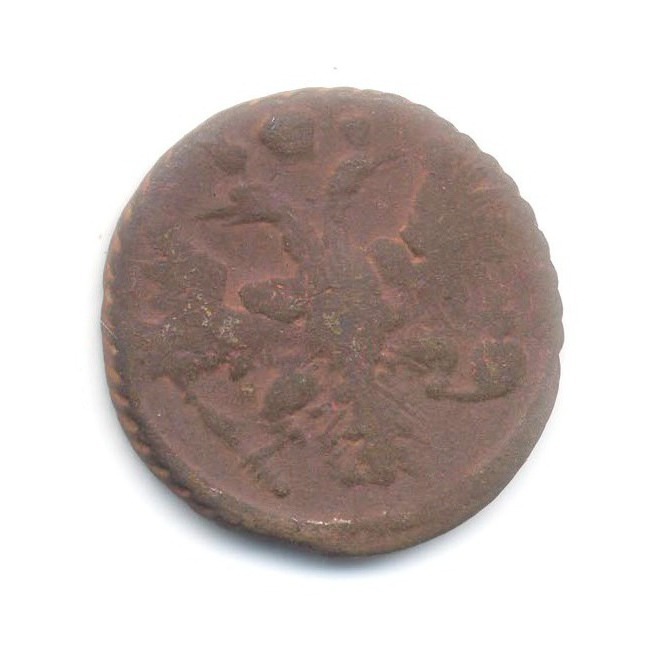 Полушка (¼ копейки) 1736 — Орел 1735 г.