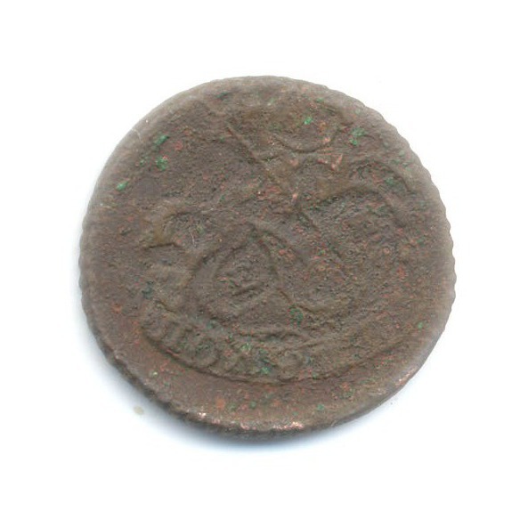 Полушка (¼ копейки) 1771 ЕМ — Вензель императрицы Екатерины II Великой