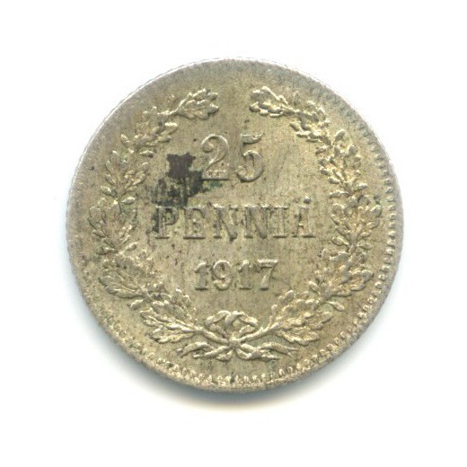 25 пенни 1916 S — Для Финляндии