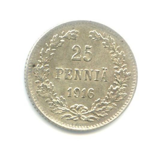 25 пенни 1916 S — Для Финляндии