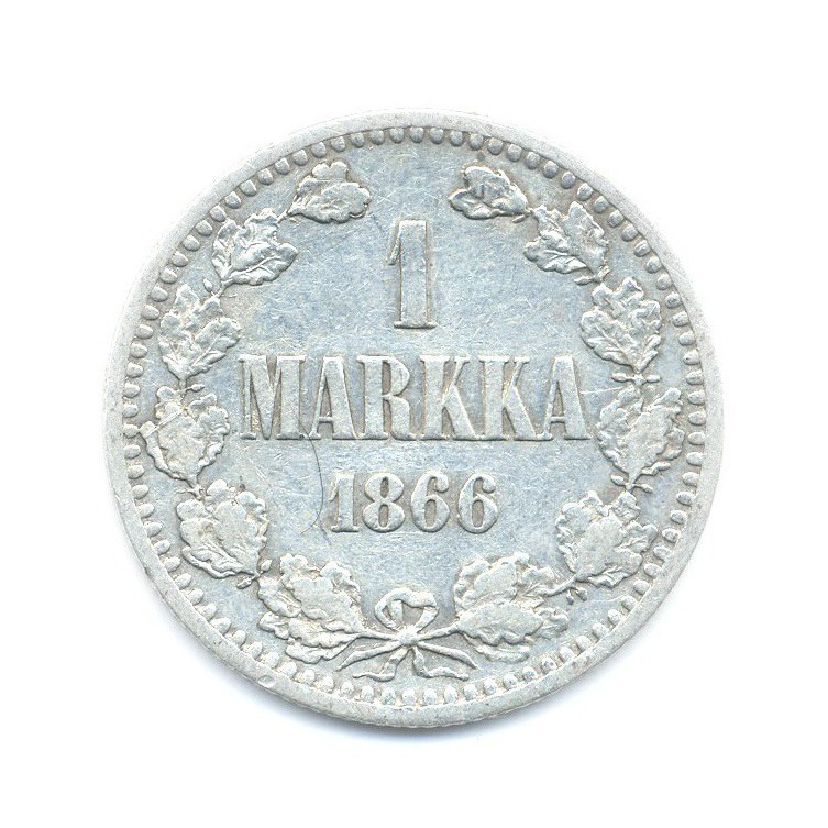 1 марка 1866 S — Для Финляндии
