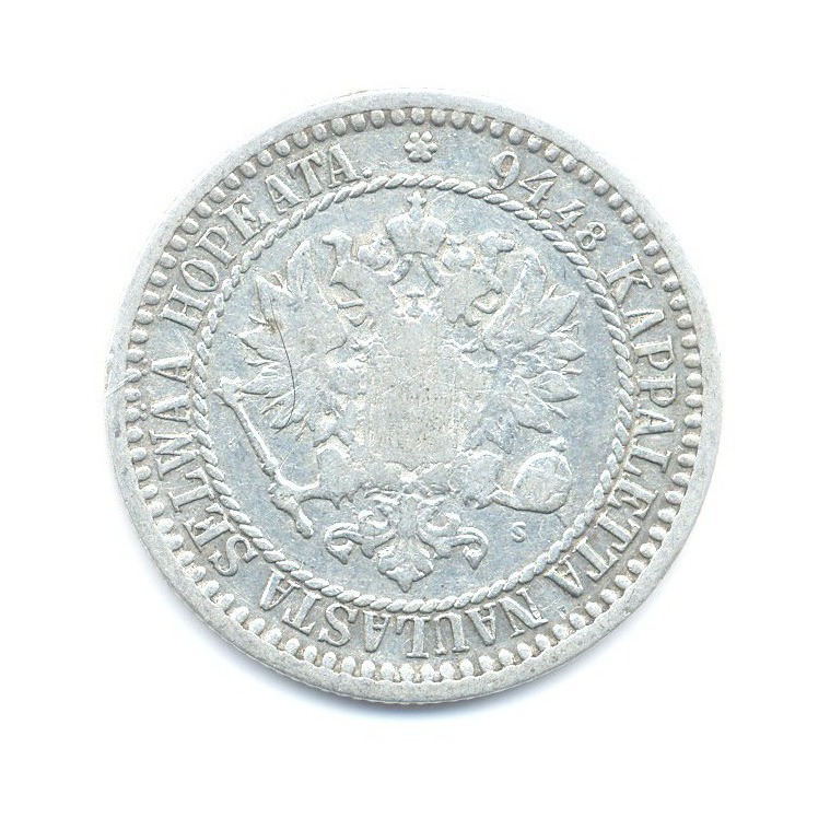 1 марка 1866 S — Для Финляндии