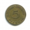 5 пфеннигов 1950 года F (Германия) #1
