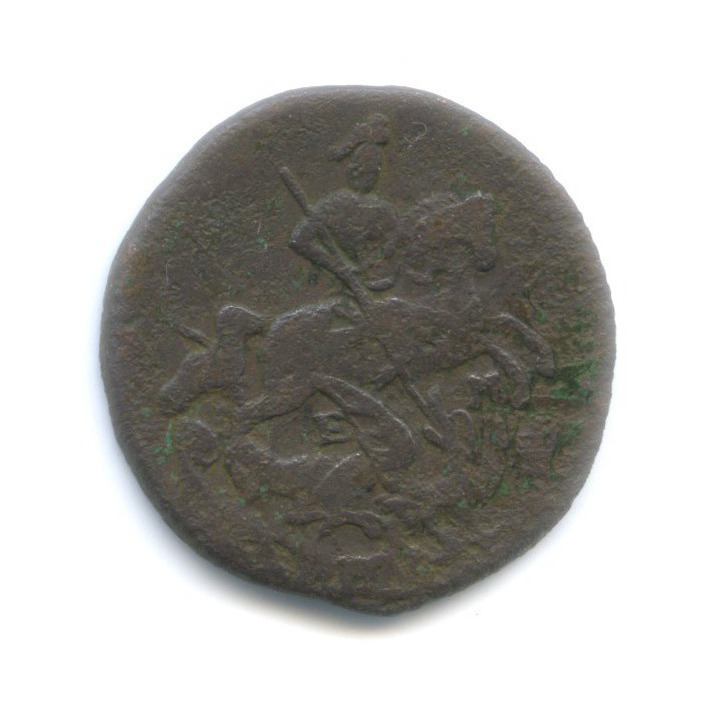 Деньга 1767 ЕМ — ½ копейки