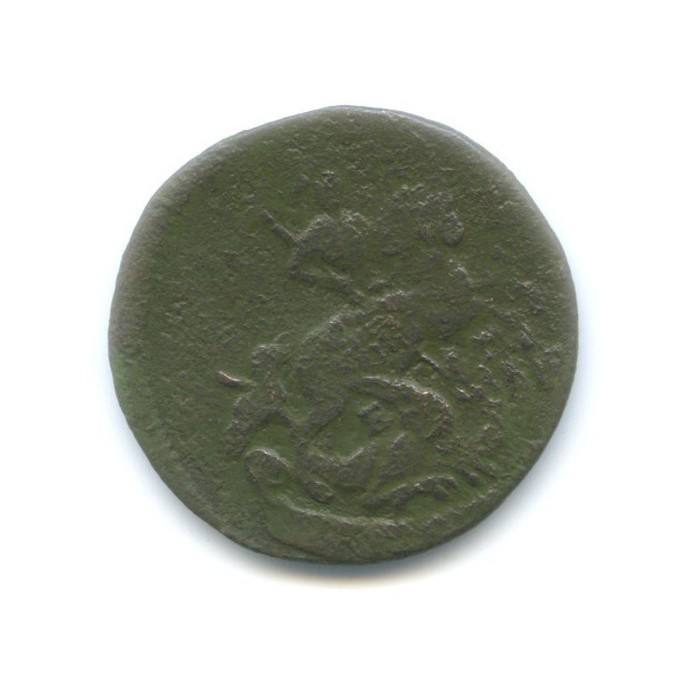 Деньга 1766 ЕМ — ½ копейки