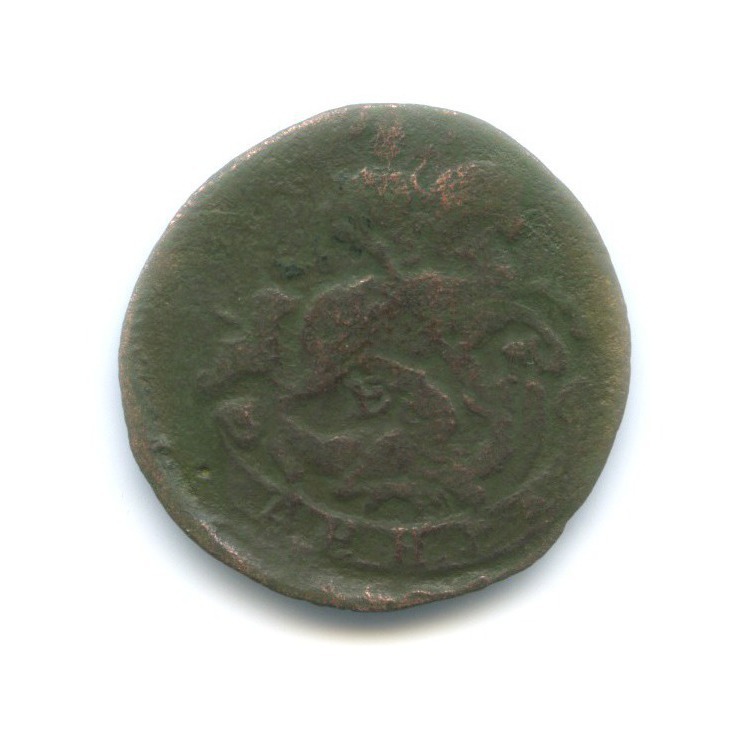 Деньга 1768 ЕМ — ½ копейки