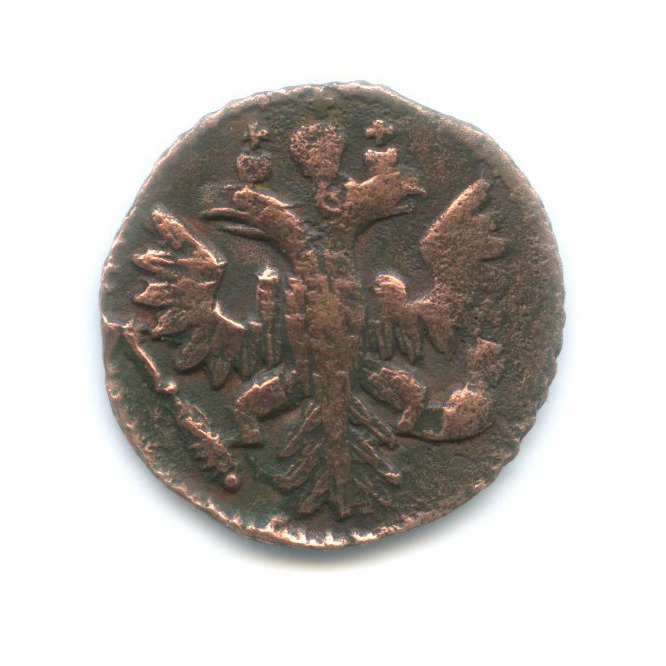 Полушка (¼ копейки) 1736 — Орел 1735 г.