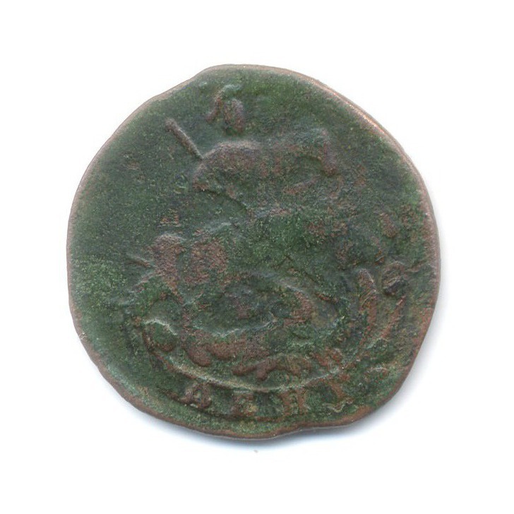 Деньга 1768 ЕМ — ½ копейки