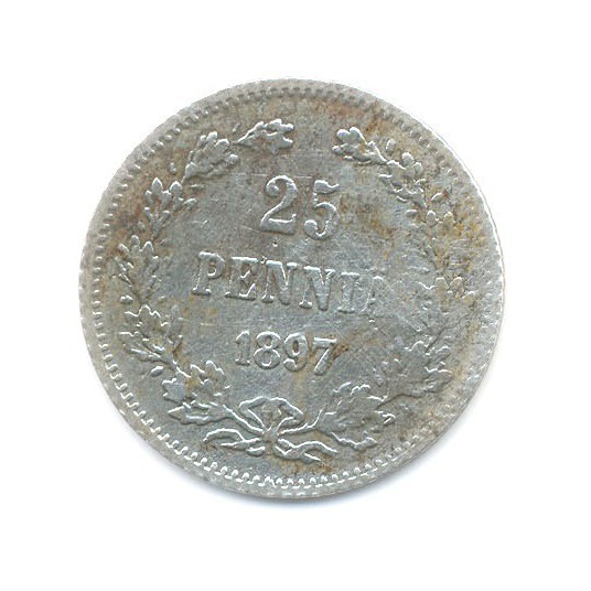 25 пенни 1897 L — Для Финляндии