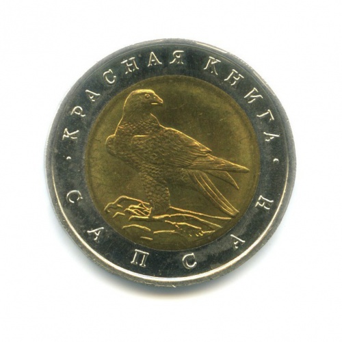 50 рублей — Сапсан Красная книга 1994
