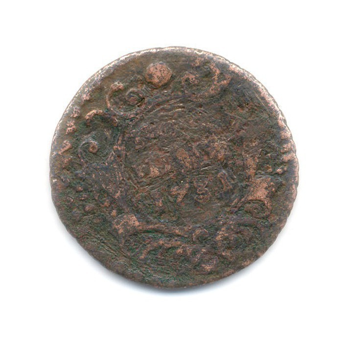 Полушка (¼ копейки) 1731 — Орел 1730 г.