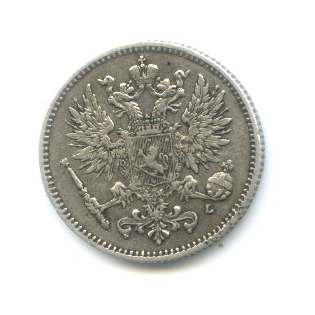 50 пенни 1908 L — Для Финляндии