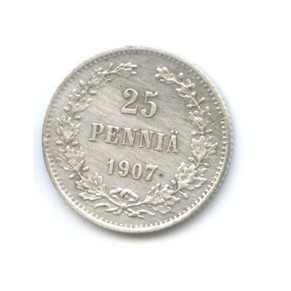 25 пенни 1907 L — Для Финляндии