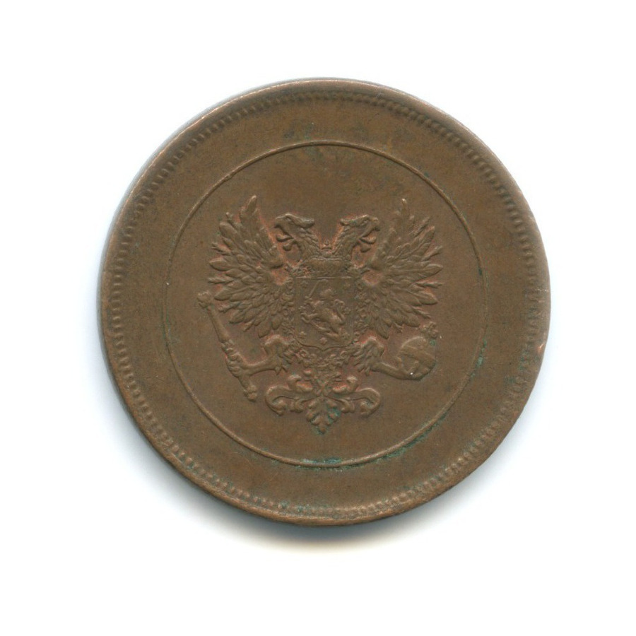 10 пенни 1917 — Для Финляндии. Орел