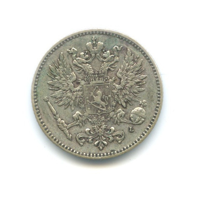 50 пенни 1908 L — Для Финляндии
