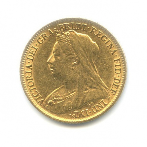 1/2 соверена 1898