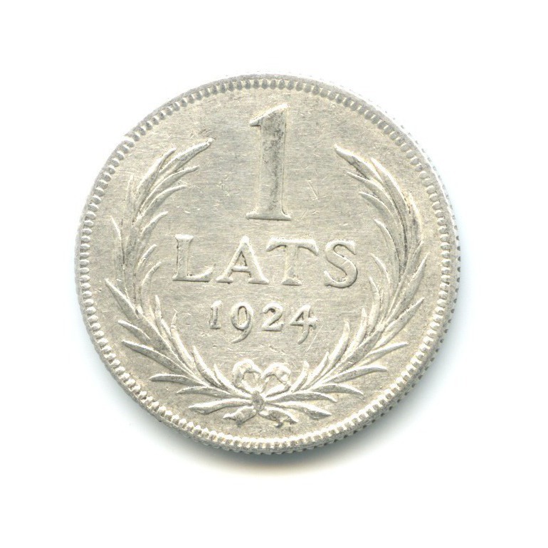 Монета латвия 1991г. 30 латов. 30 латов. 1 лат. 1 lats 1924.
