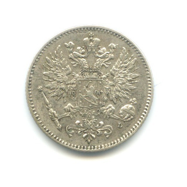 50 пенни 1908 L — Для Финляндии