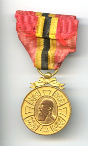 Медаль «40 лет правления короля Леопольда» 1905