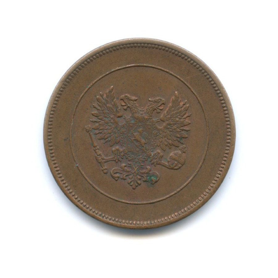 10 пенни 1917 — Для Финляндии. Орел