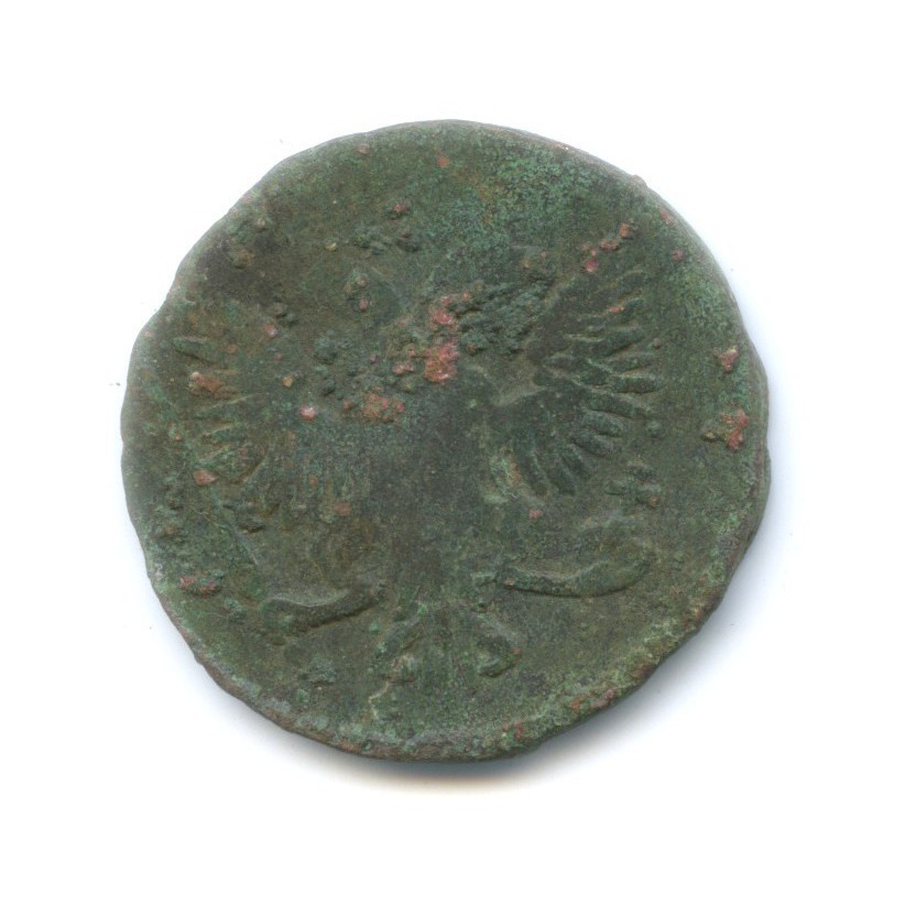 Деньга (½ копейки) 1745 — Орел 1744 г.