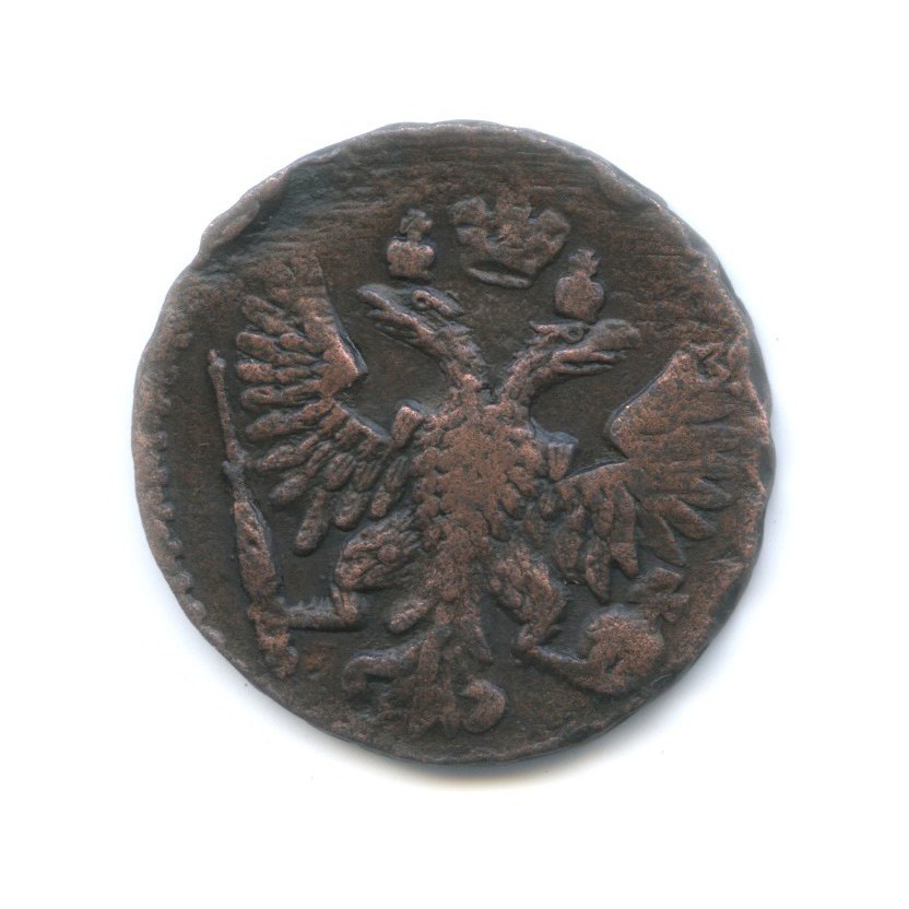 Деньга (½ копейки) 1750 — Орел 1748 г.