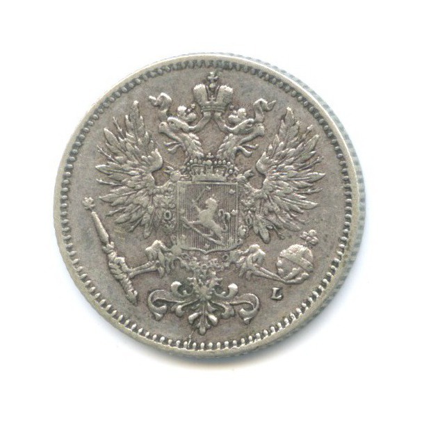 50 пенни 1908 L — Для Финляндии