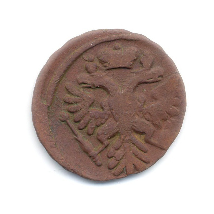 Деньга (½ копейки) 1739 — Орел 1738 г.