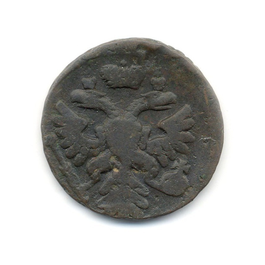 Деньга (½ копейки) 1740 — Орел 1738 г.