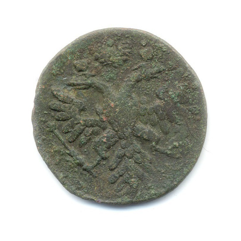 Деньга (½ копейки) 1739 — Орел 1738 г.
