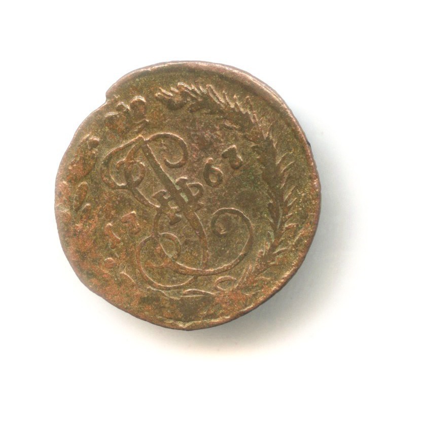 Деньга 1767 ЕМ — ½ копейки