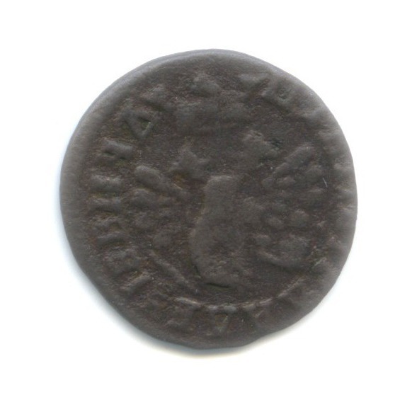 Полушка 1707 — ¼ копейки