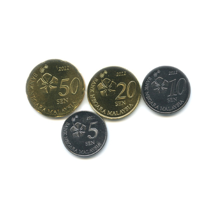 Монеты Малайзии. Малайзия набор монет 1980. Набор Малайзия Малайзия серебро 999. Современные монеты Малайзии фото.