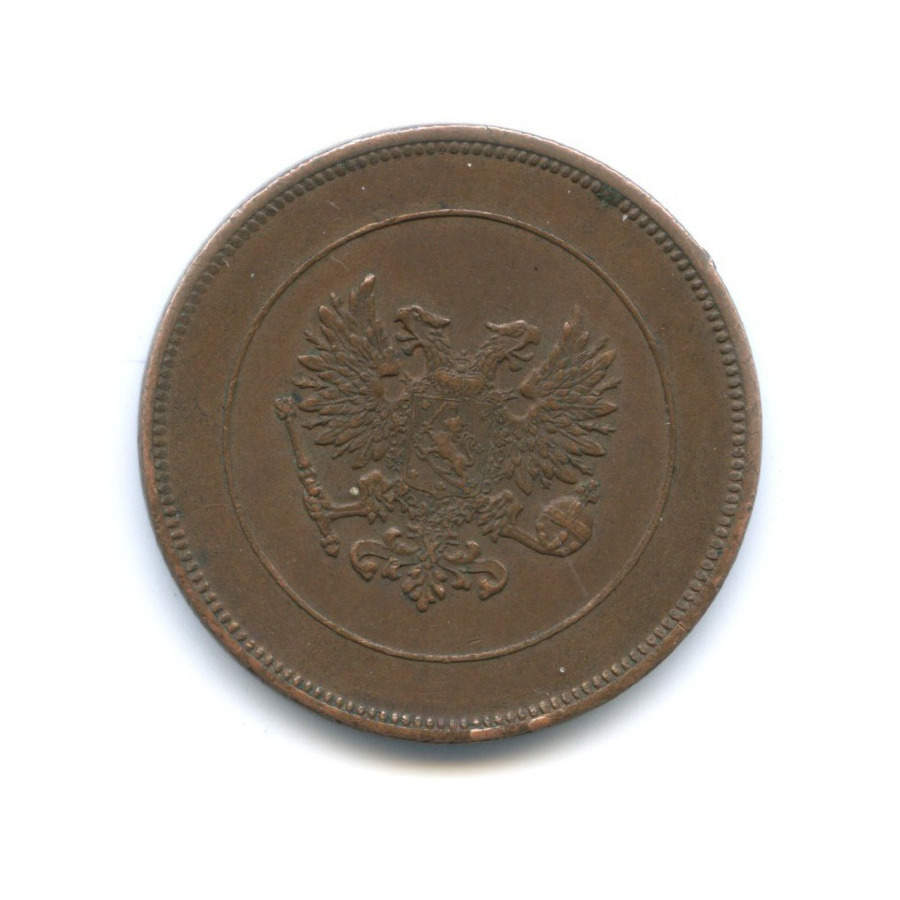 10 пенни 1917 — Для Финляндии. Орел