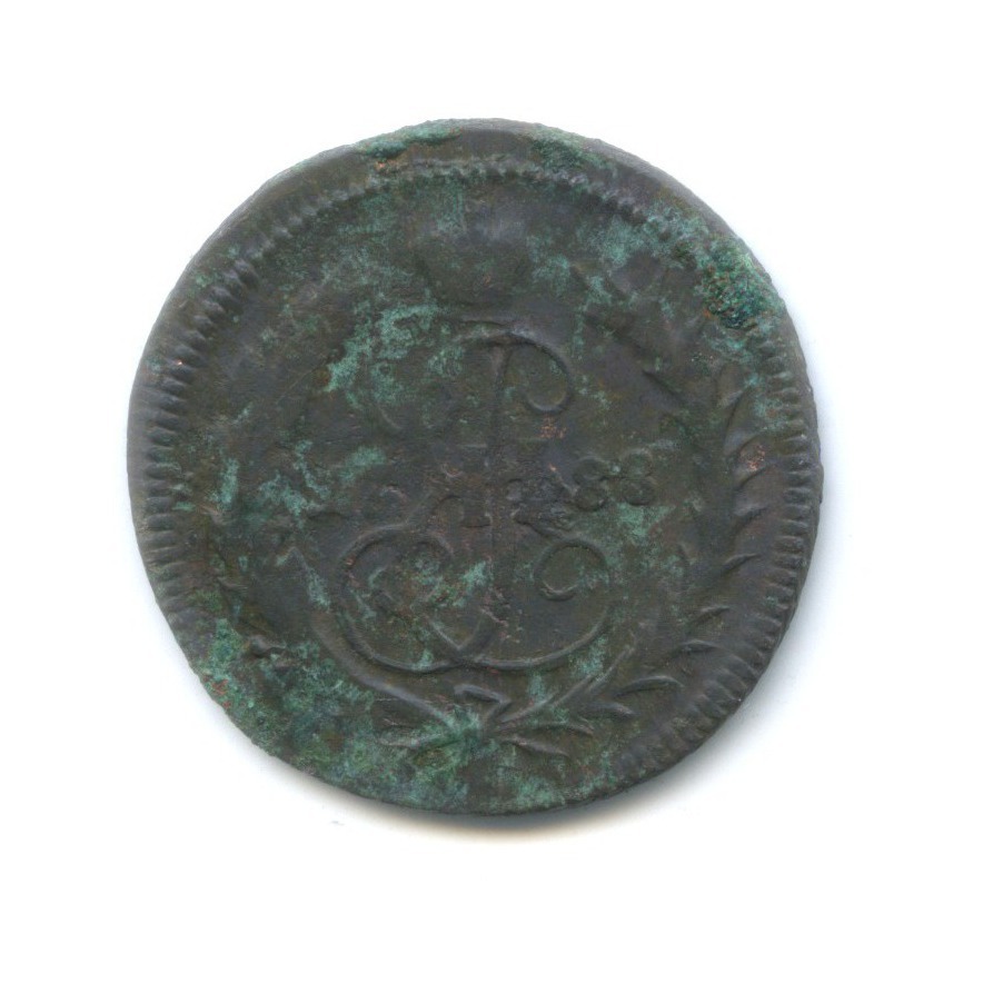 Деньга 1788 КМ — ½ копейки